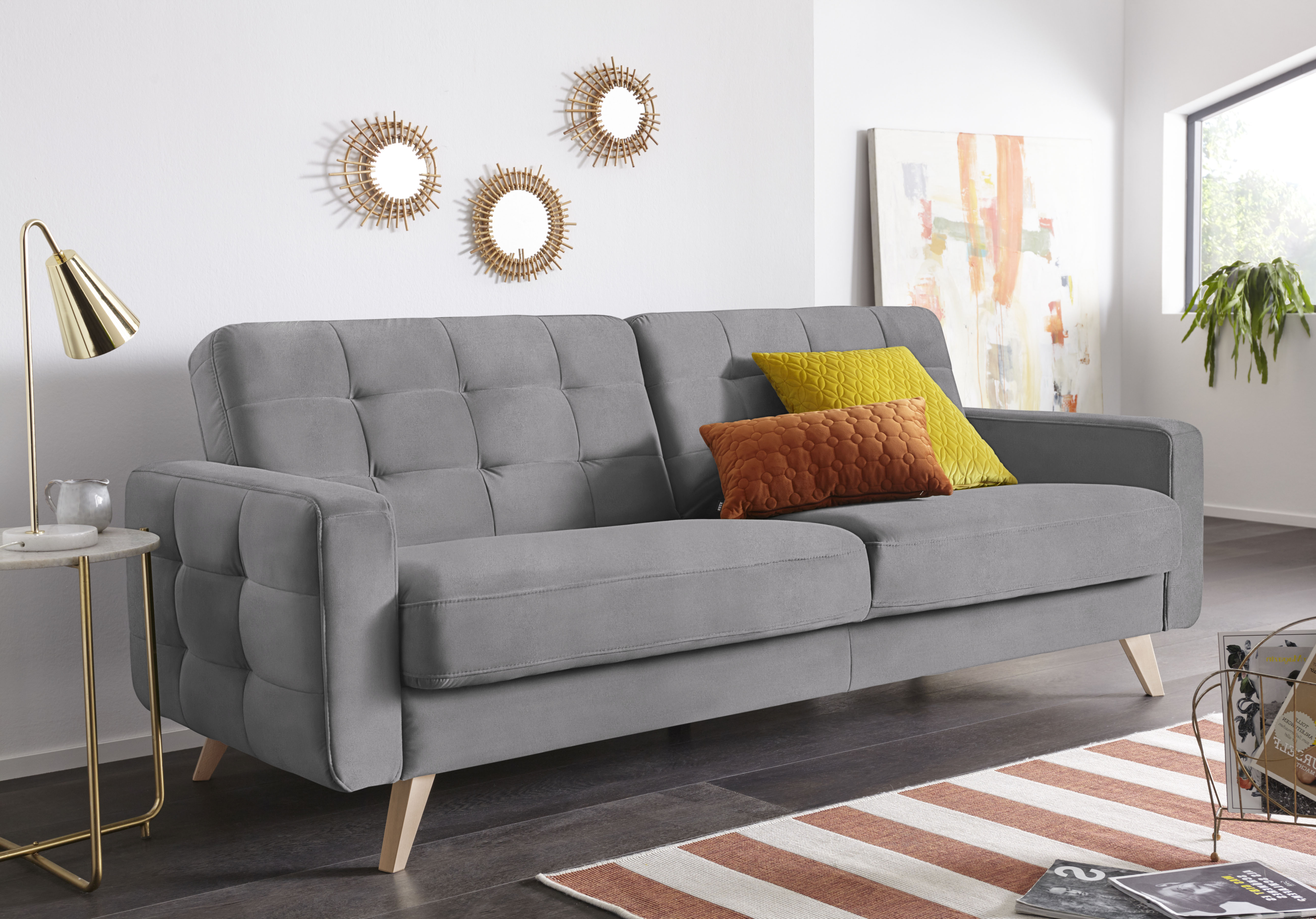 exxpo - sofa fashion 3-Sitzer Nappa, kompakt und komfortabel, bequem, zeitl günstig online kaufen