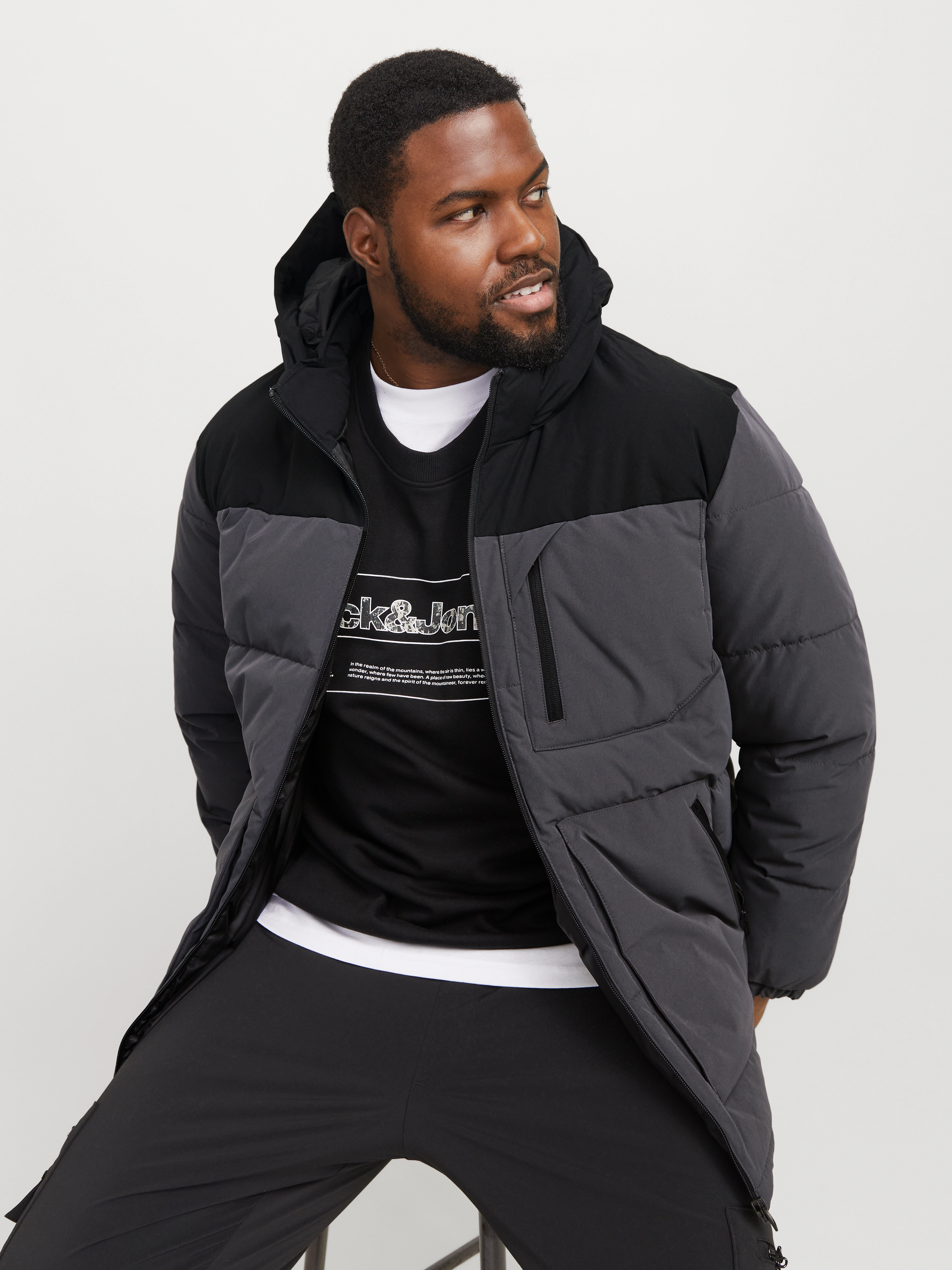 Jack & Jones PlusSize Outdoorjacke "JJEOTTO PUFFER JACKET PLS", mit Kapuze günstig online kaufen