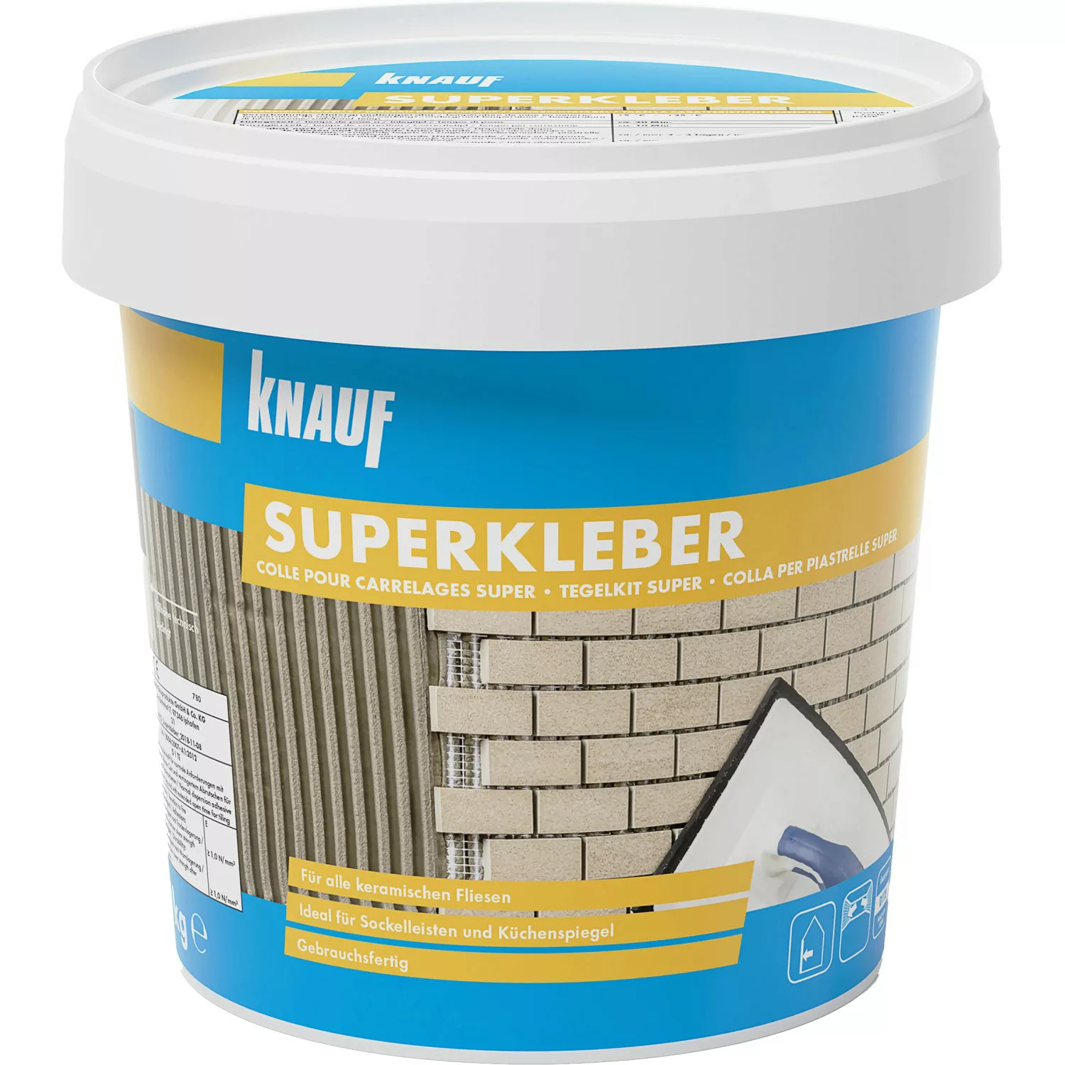 Knauf Fliesenkleber Superkleber Grau 1 kg günstig online kaufen