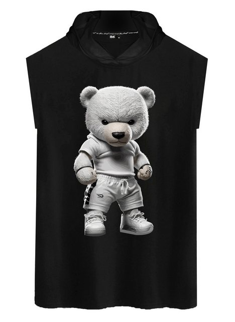 RMK Tanktop Herren Tanktop Muskelshirt Gym Ärmellos Shirt mit Teddybär Druc günstig online kaufen