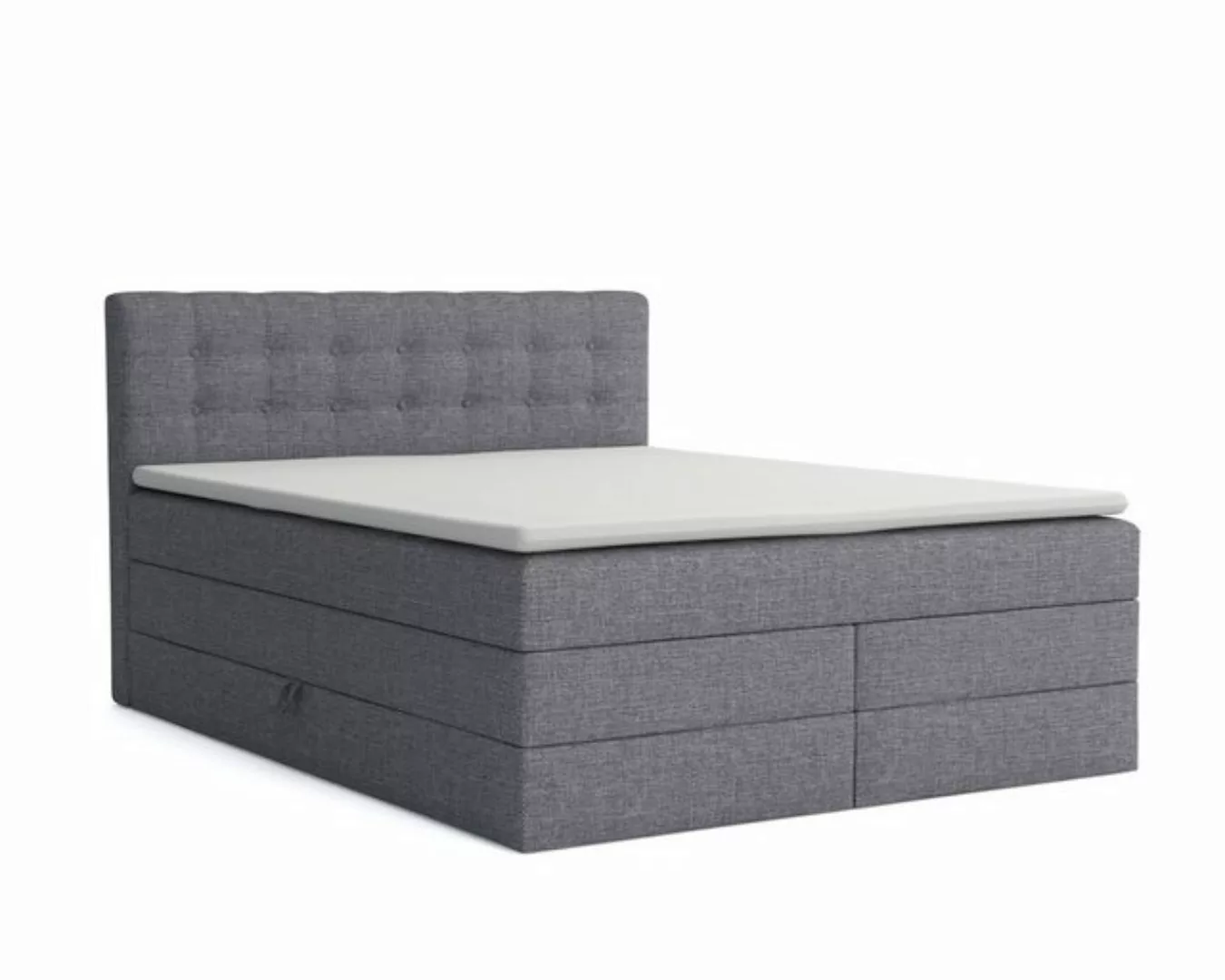 Deine Möbel 24 Boxspringbett SANTE Echtes Boxspringbett Polsterbett Komplet günstig online kaufen