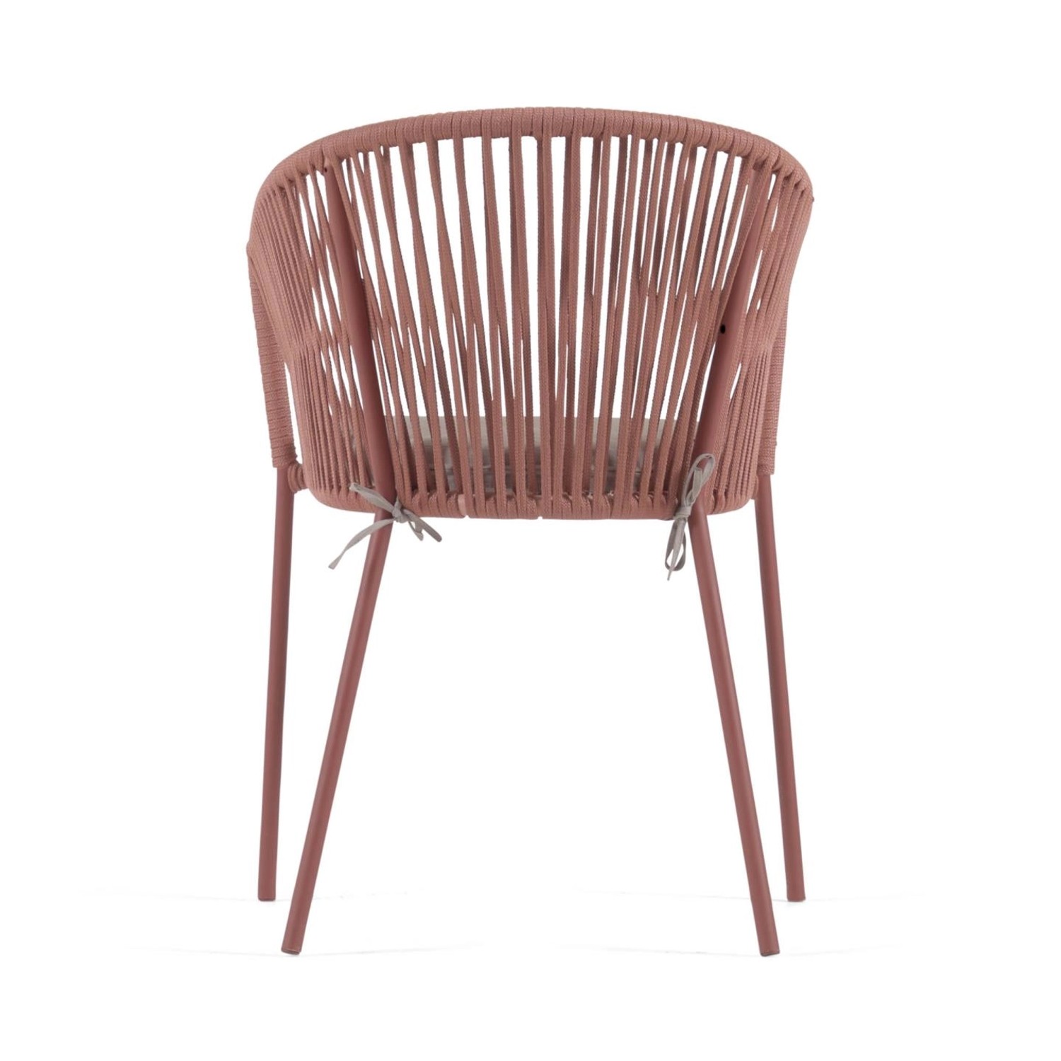 Natur24 4er Set Stühle Yanet in Terrakotta 56x79x55cm Sessel Veranda günstig online kaufen