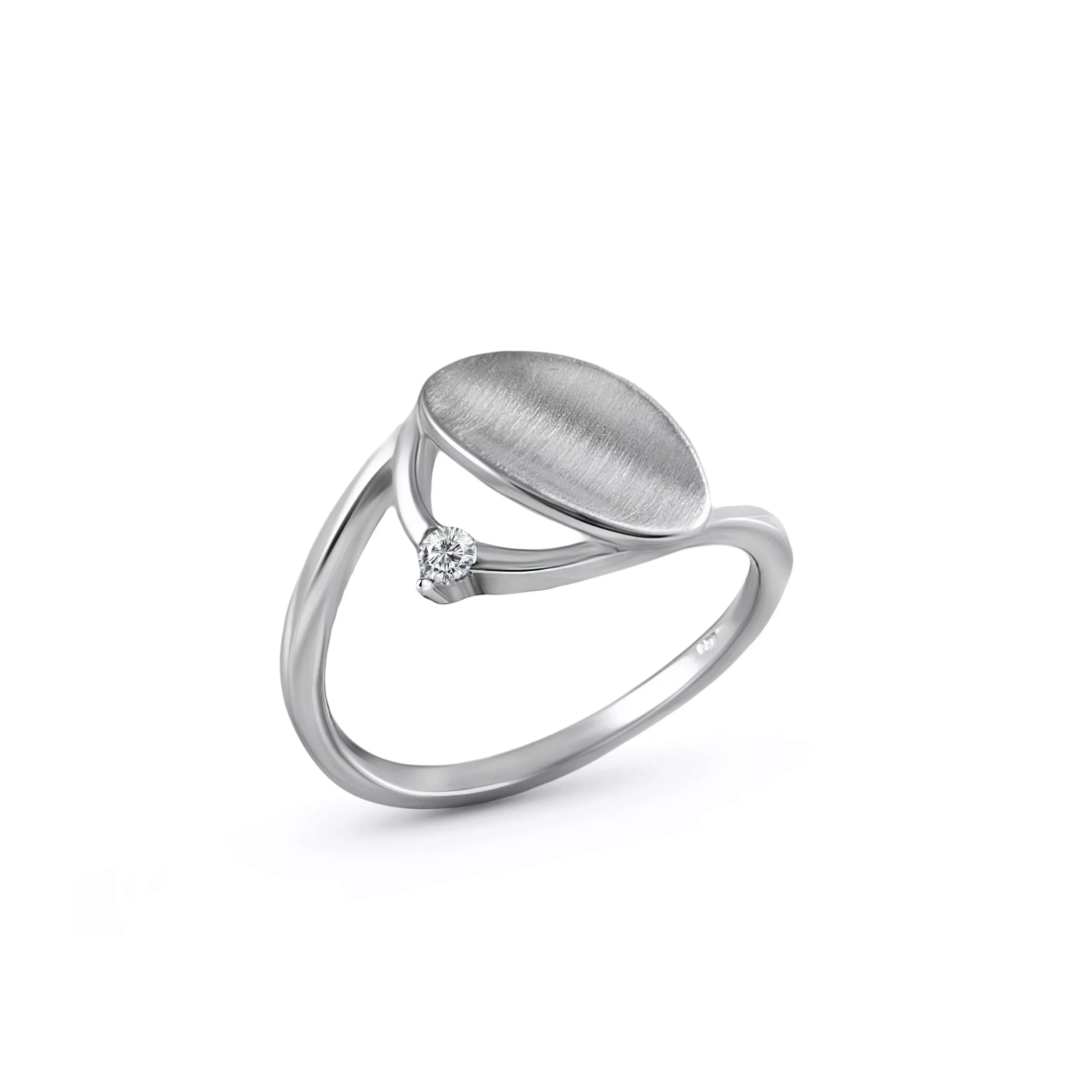 Vivance Fingerring "Silber 925 rhodiniert Zirkonia" günstig online kaufen