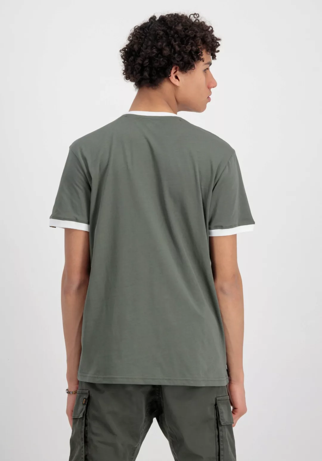 Alpha Industries T-Shirt "Alpha Industries Men - T-Shirts Basic T Contrast günstig online kaufen