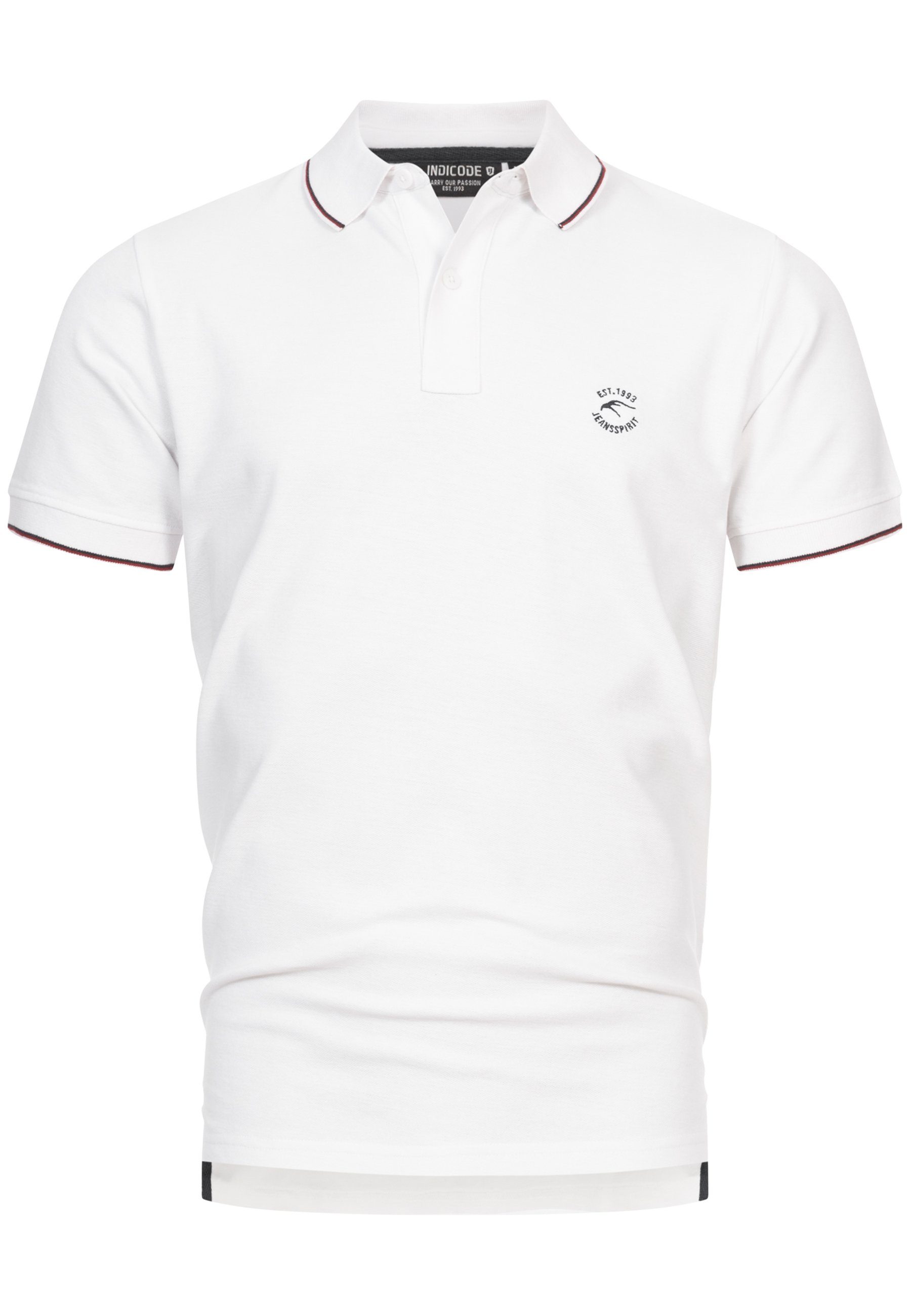 Indicode Poloshirt Wallo 100% Baumwolle günstig online kaufen