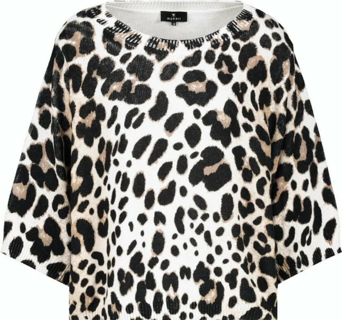 Monari Sweatshirt 408462 schwarz gemustert günstig online kaufen