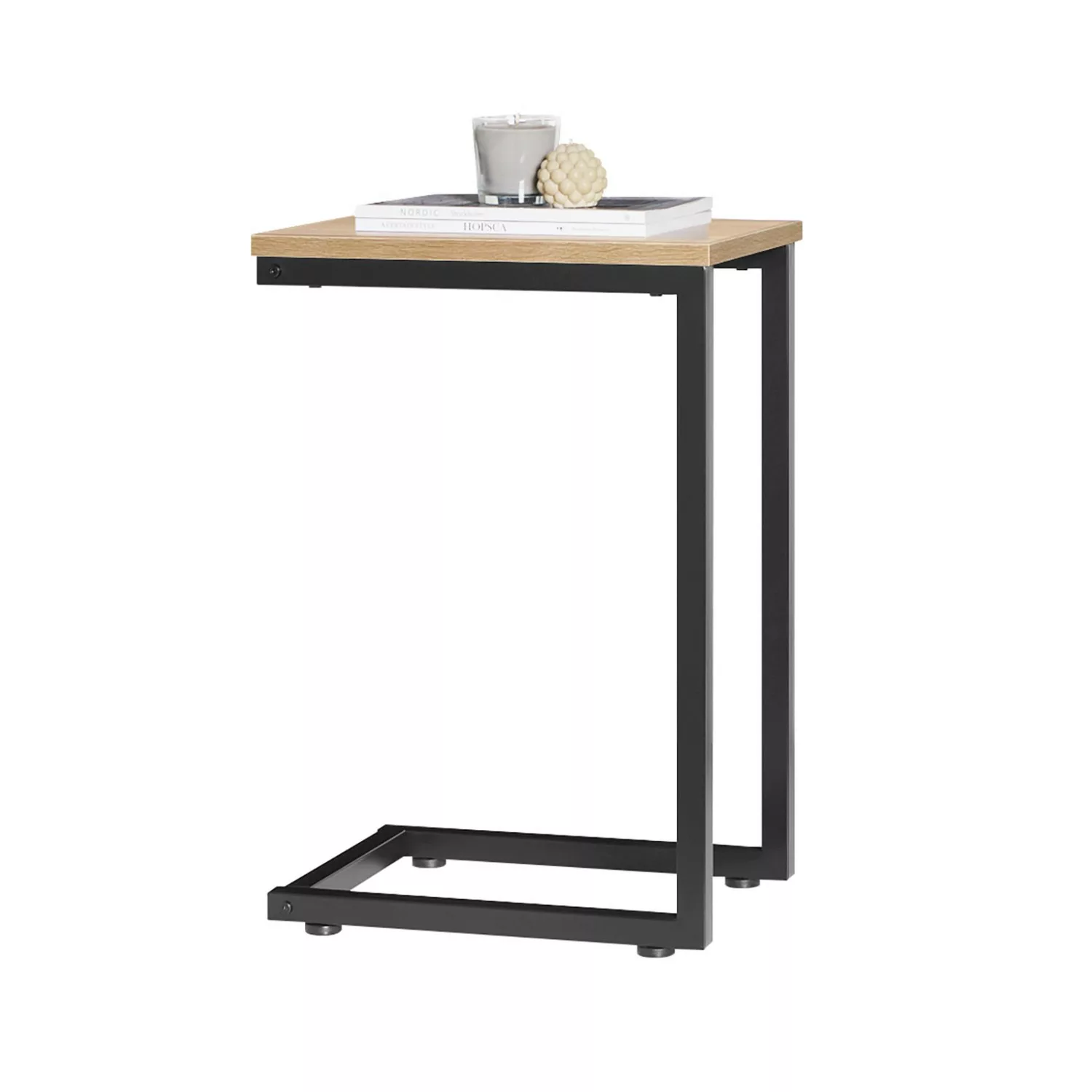 SoBuy® Beistelltisch C-Form Sofatisch Kaffeetisch Pflegetisch Betttisch Lap günstig online kaufen