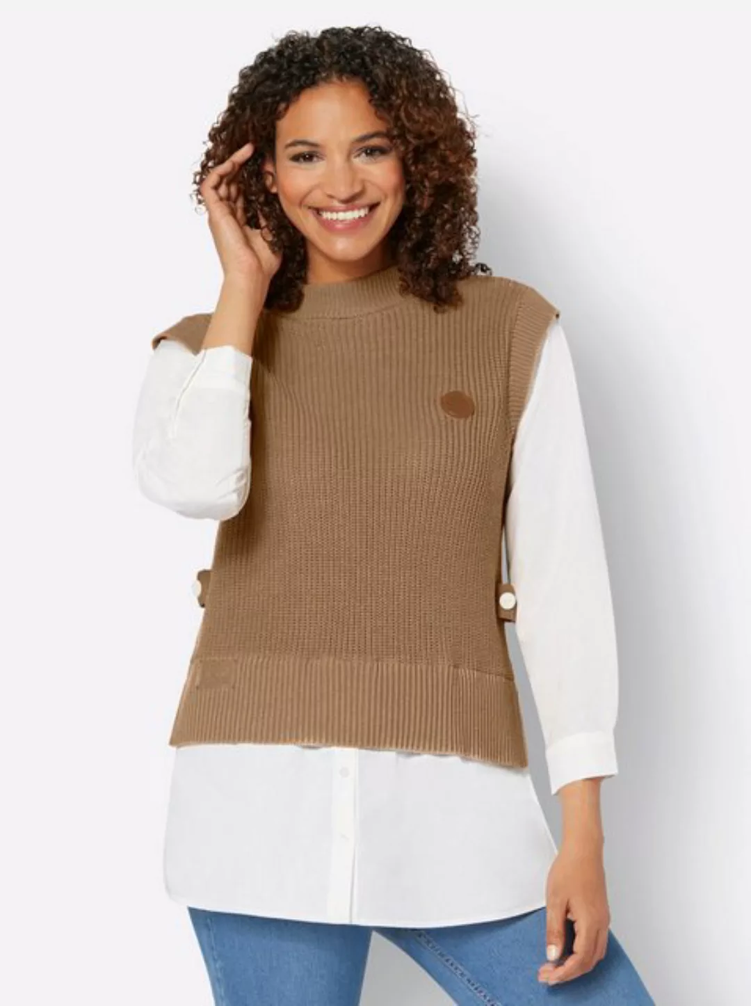 Witt Strickpullover 2-in-1-Pullover günstig online kaufen