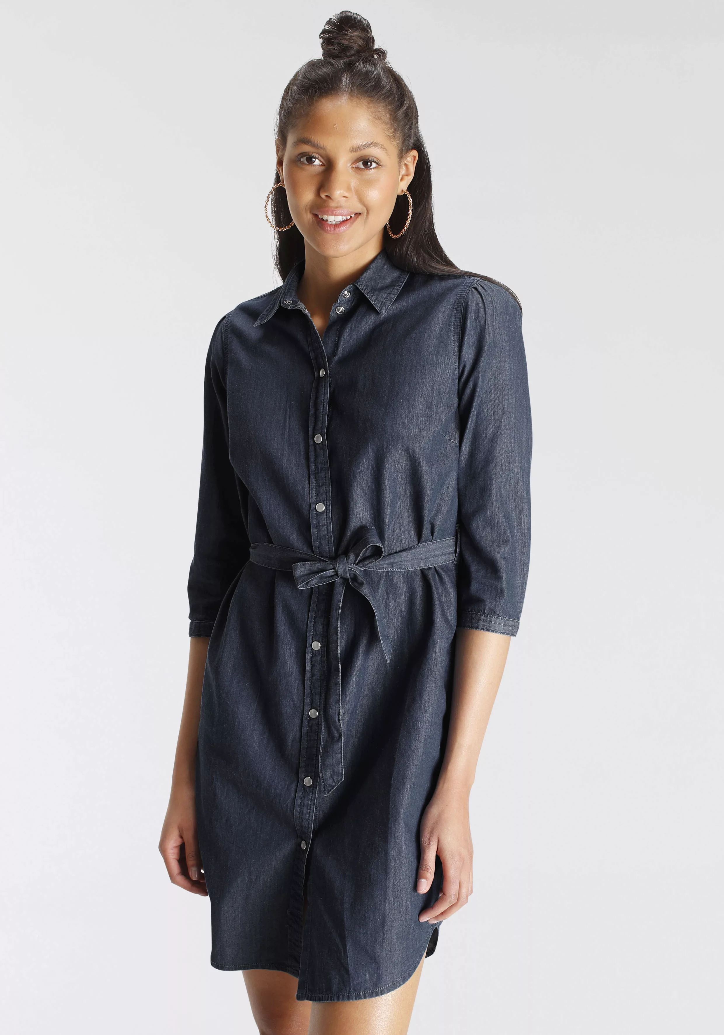 AJC Hemdblusenkleid, in Jeans-Optik - NEUE KOLLEKTION günstig online kaufen