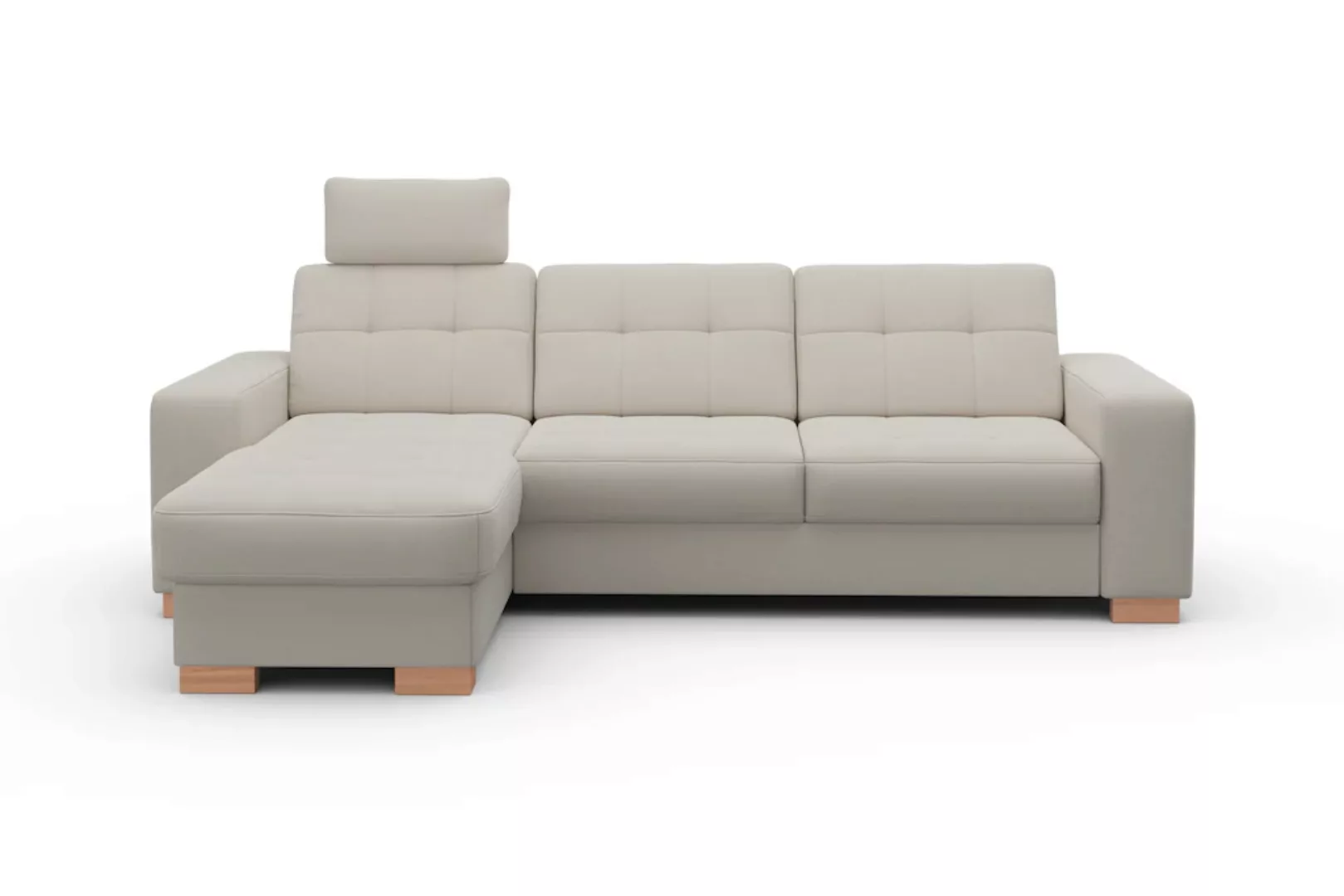 sit&more Ecksofa "Quincy L-Form", wahlweise mit Bettfunktion und Bettkasten günstig online kaufen