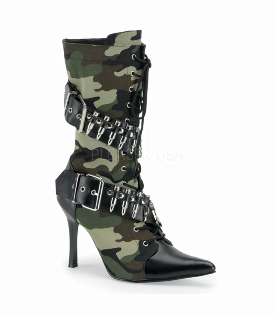 Stiefeletten MILITANT-128 : Camouflage (Schuhgröße: EUR 36) günstig online kaufen