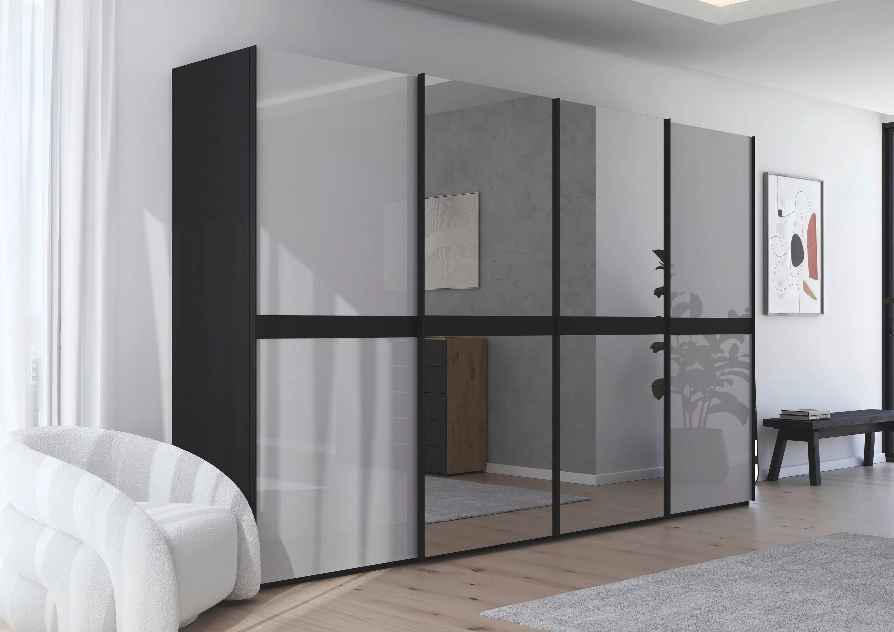 rauch Schwebetürenschrank "Kleiderschrank Schrank Garderobe Schlafzimmersch günstig online kaufen