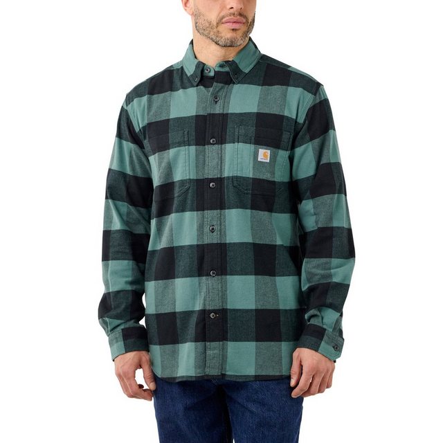 Carhartt Outdoorhemd Carhartt Herren Langarmhemd Midweight Flannel L/S Plai günstig online kaufen