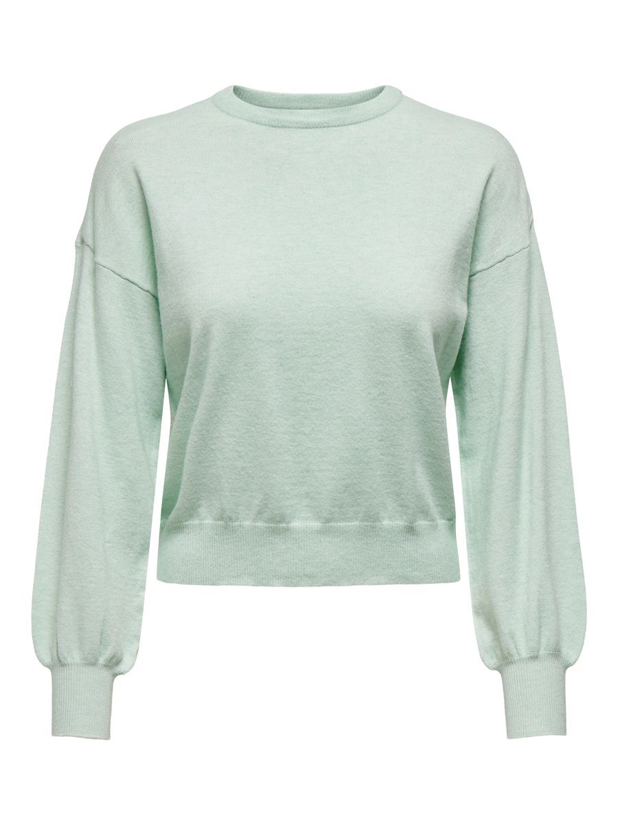 ONLY Einfarbiger Pullover Damen Grün günstig online kaufen