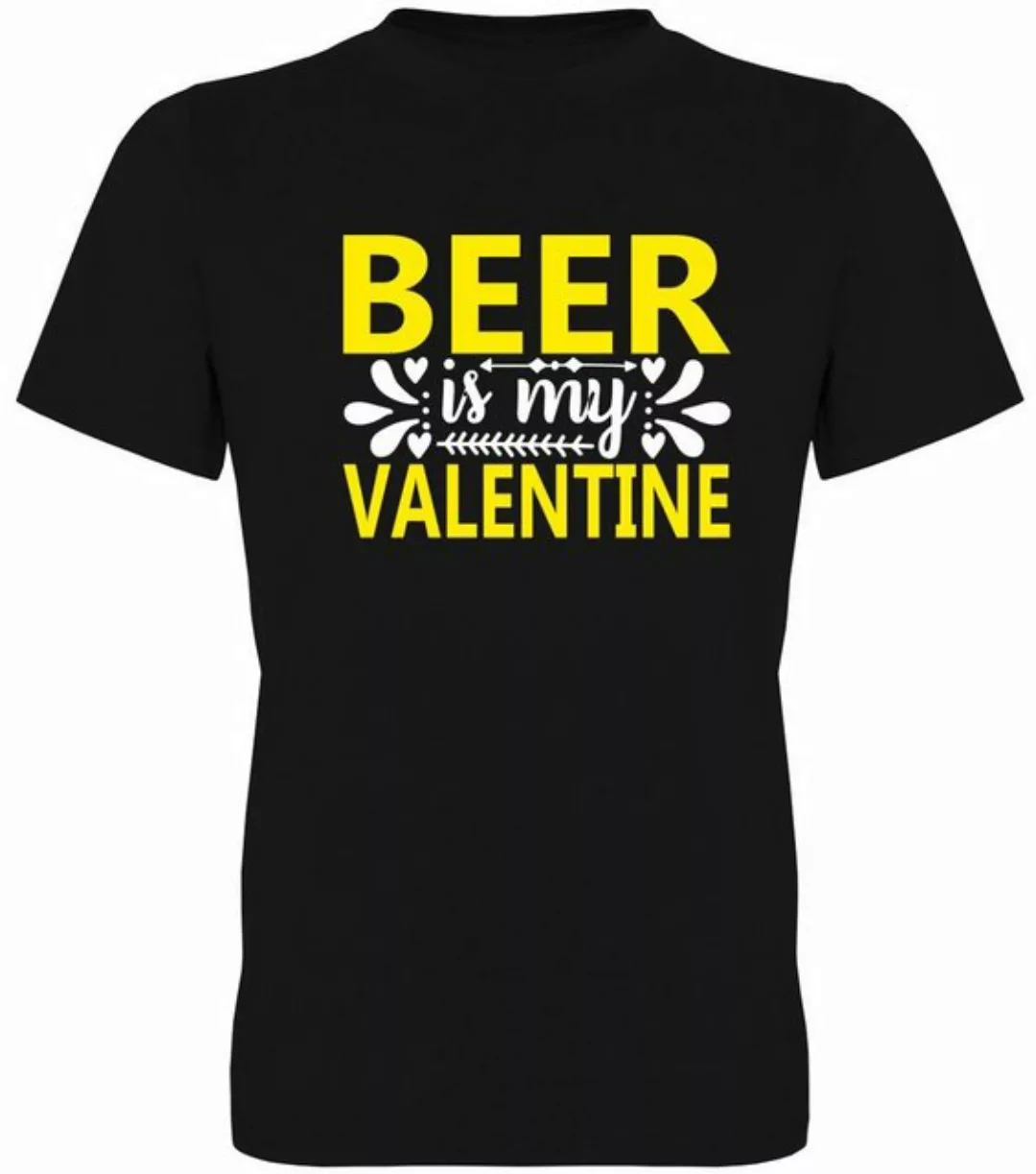 G-graphics T-Shirt Beer is my Valentine Herren T-Shirt, mit trendigem Front günstig online kaufen