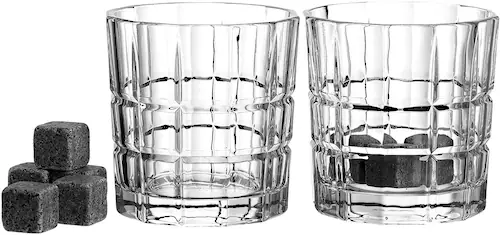 LEONARDO Whiskyglas »D.O.F. SPIRITII 2er-Set & 8 Kühlsteine«, (Set, 10 tlg. günstig online kaufen