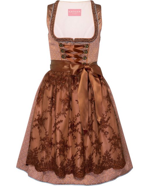 Krüger Madl Dirndl Midi Jacquard-Dirndl günstig online kaufen