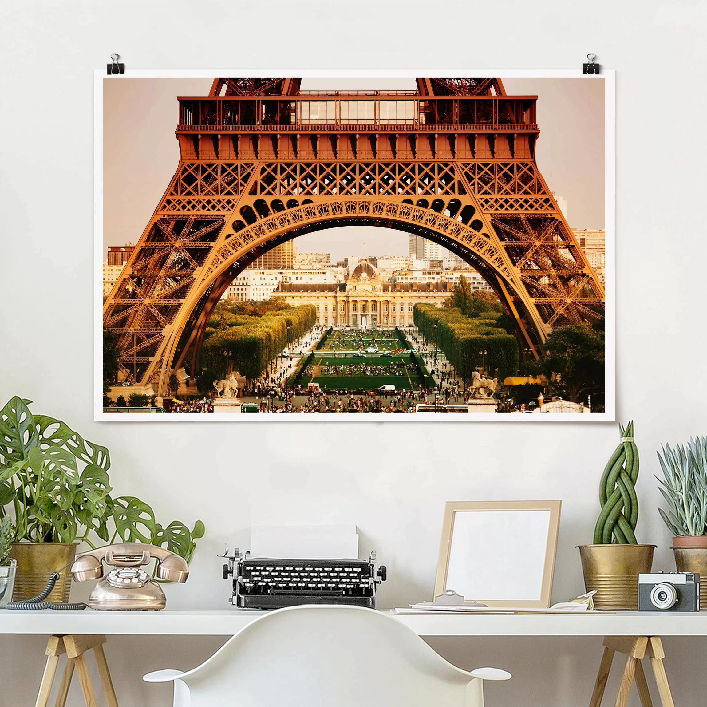 Poster Architektur & Skyline - Querformat Französischer Ausblick günstig online kaufen