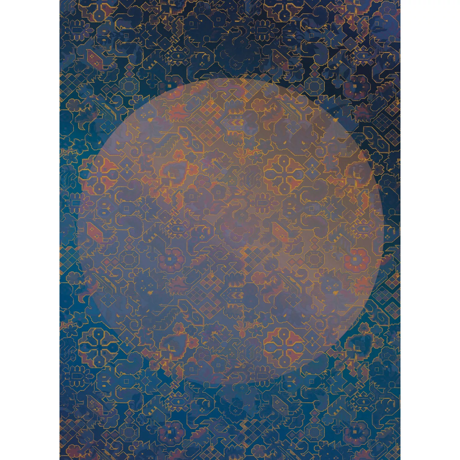 KOMAR Vlies Fototapete - La Lune - Größe 200 x 270 cm mehrfarbig günstig online kaufen