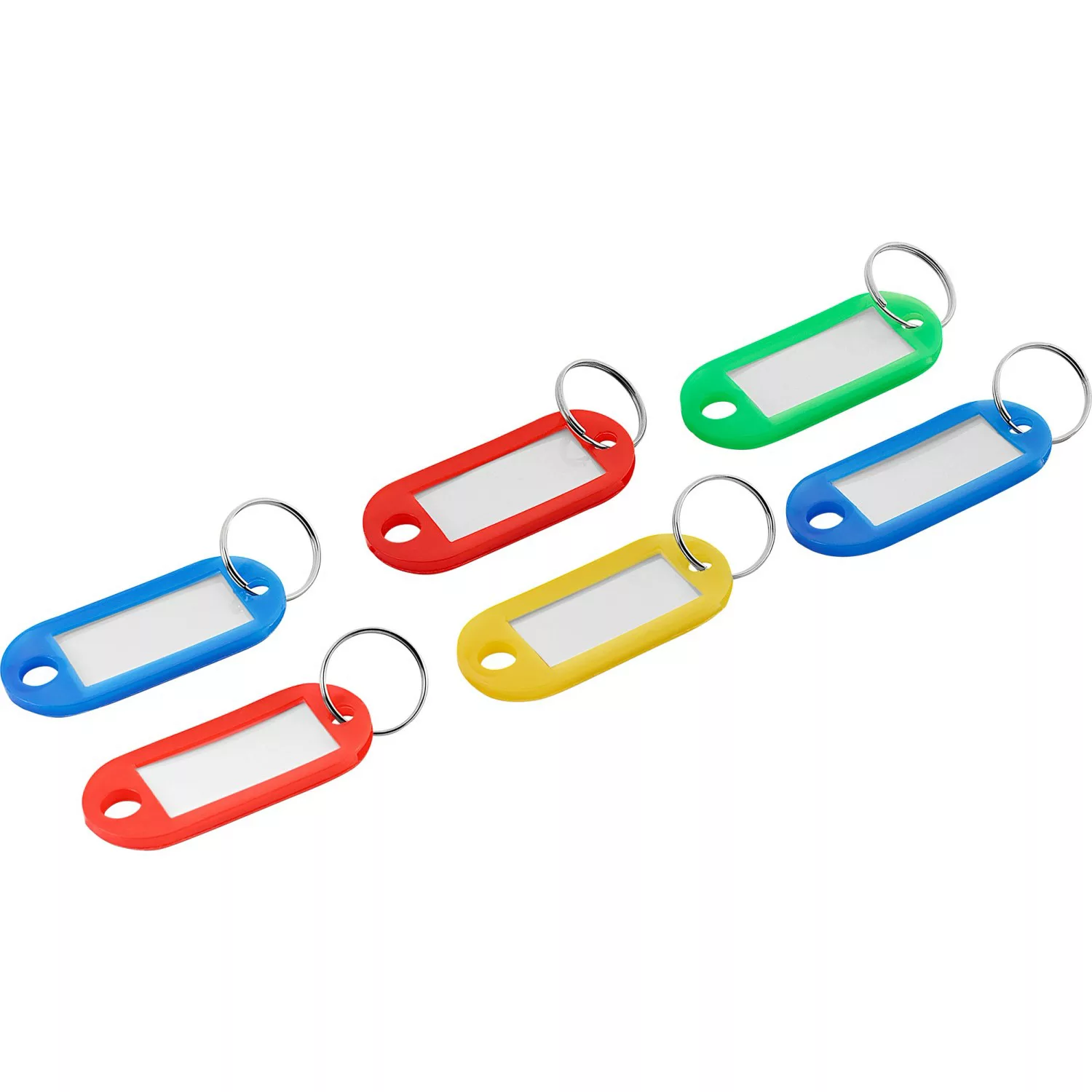Schlüsselanhänger mit Ring 6 Stück günstig online kaufen