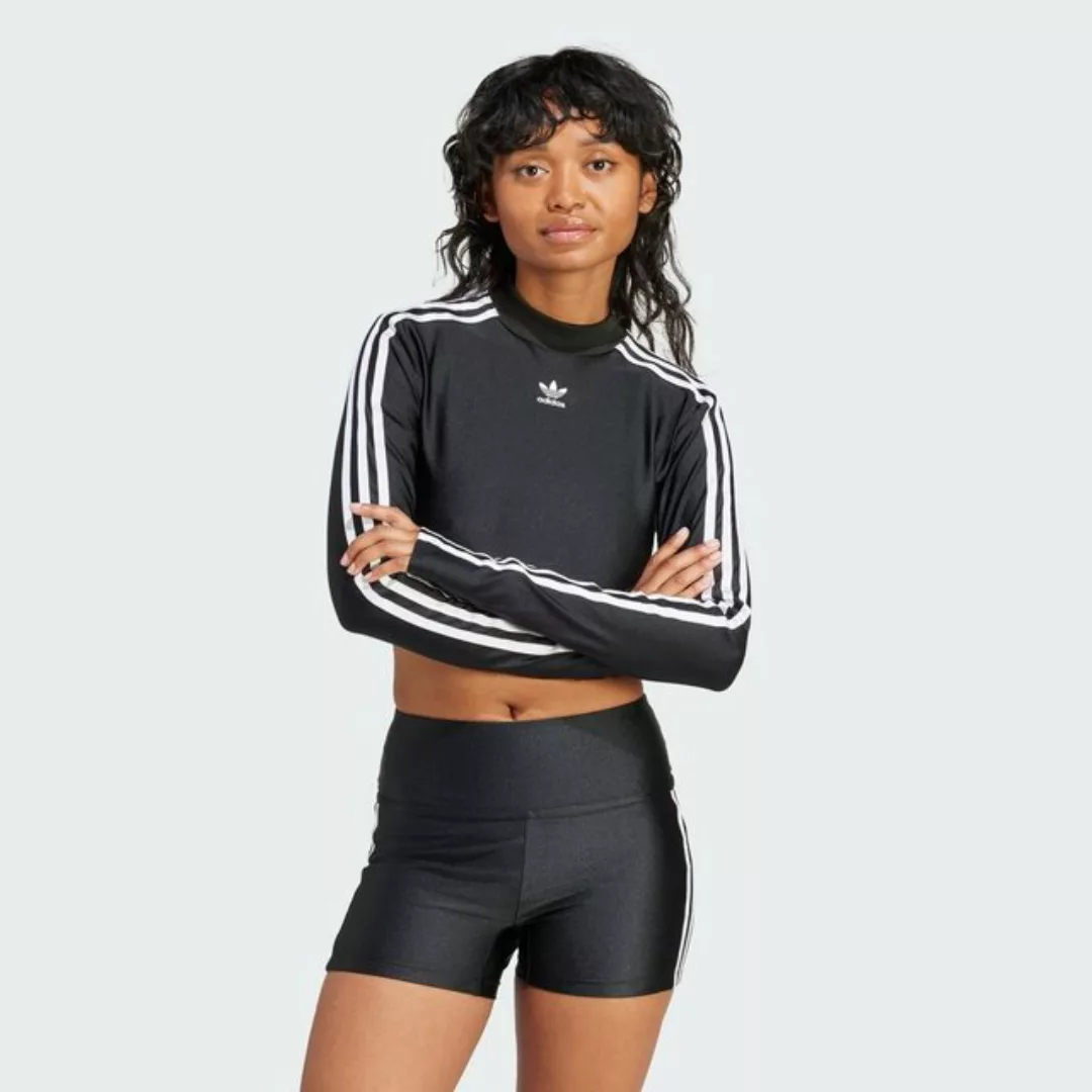 adidas Originals Crop-Top 3-STREIFEN CROPPED LONGSLEEVE günstig online kaufen