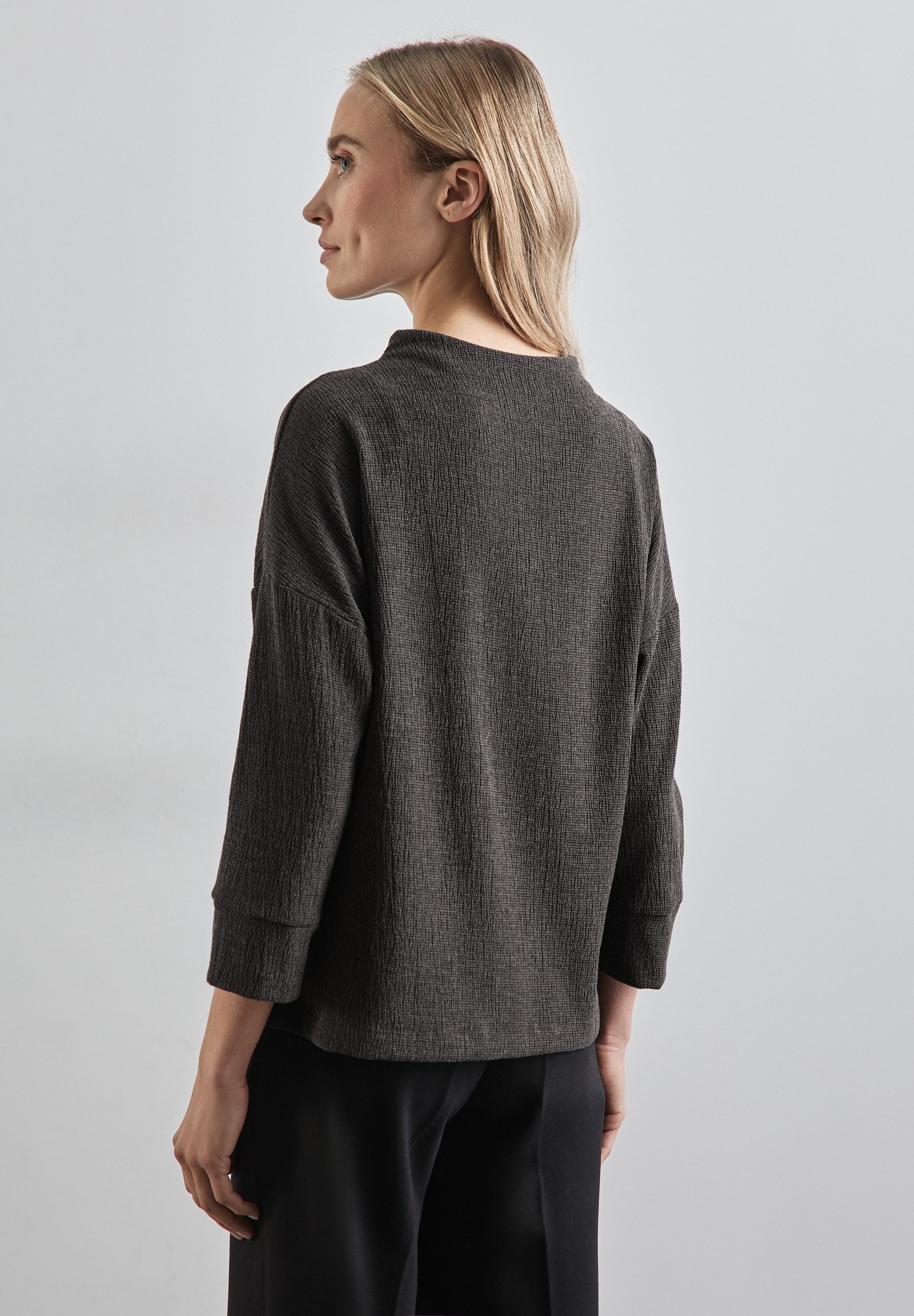STREET ONE 3/4-Arm-Shirt mit Struktur günstig online kaufen