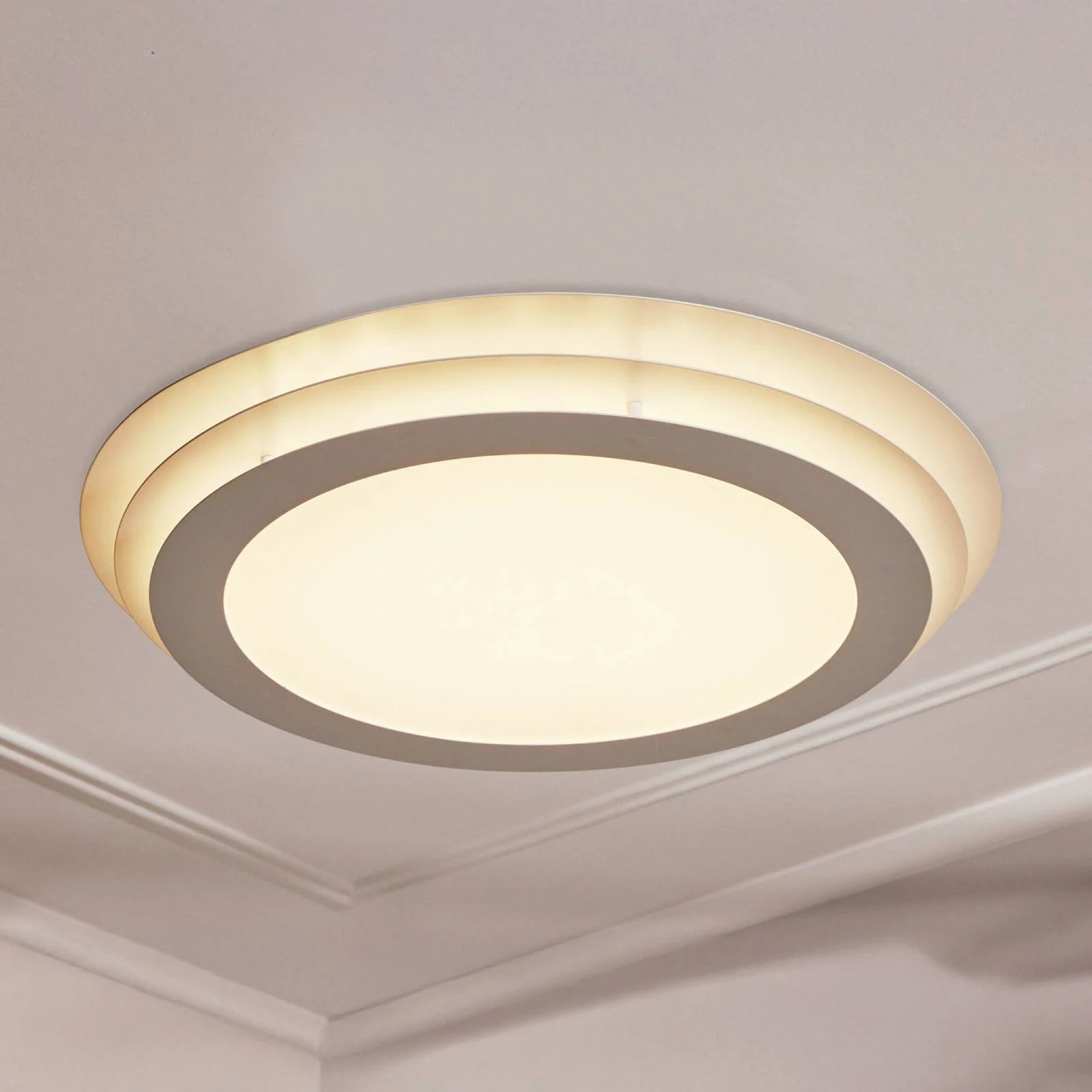 OSRAM LED-Deckenleuchte ORBIS SPIRAL LAYER, weiß, Ø 50 cm günstig online kaufen