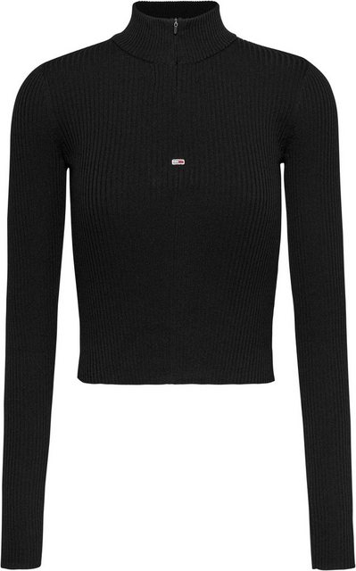 Tommy Jeans Troyer TJW 1/4 ZIP TECHNICAL RIB mit kurzem Reißverschluss günstig online kaufen