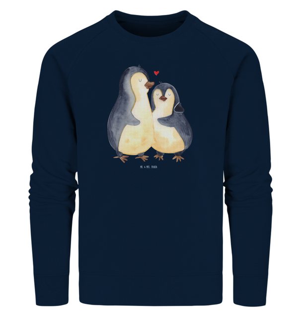 Mr. & Mrs. Panda Longpullover Größe S Pinguine Einschlafen - French Navy - günstig online kaufen