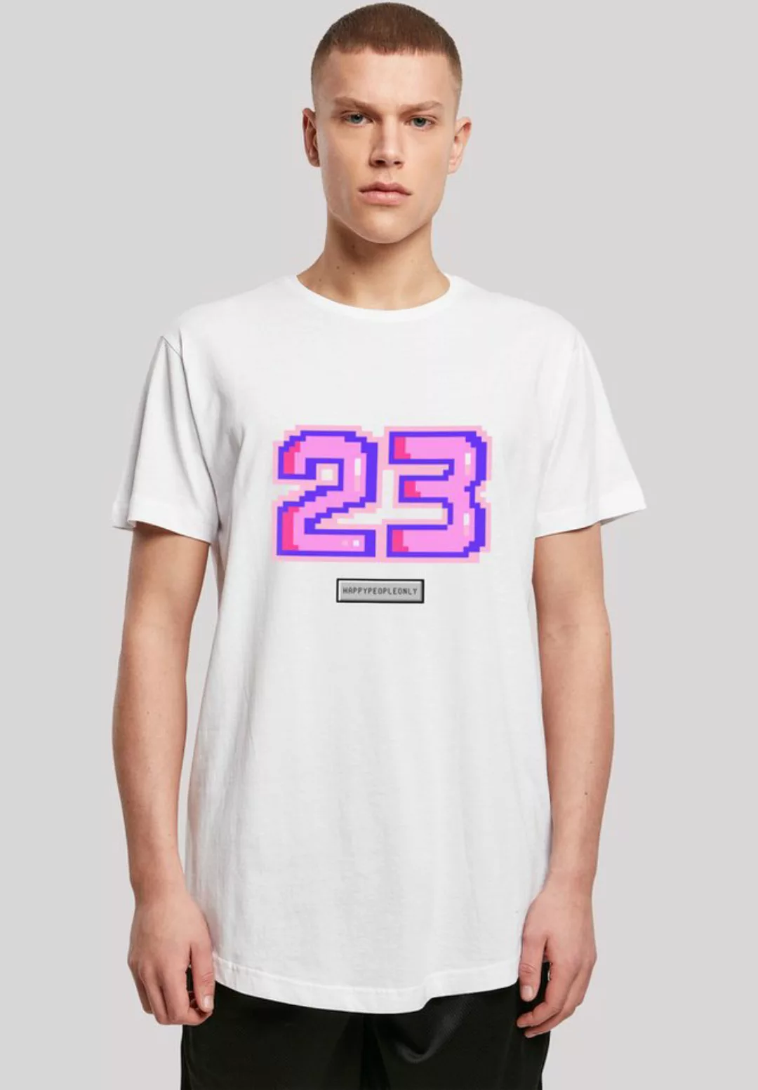 F4NT4STIC T-Shirt Pixel 23 pink Print günstig online kaufen