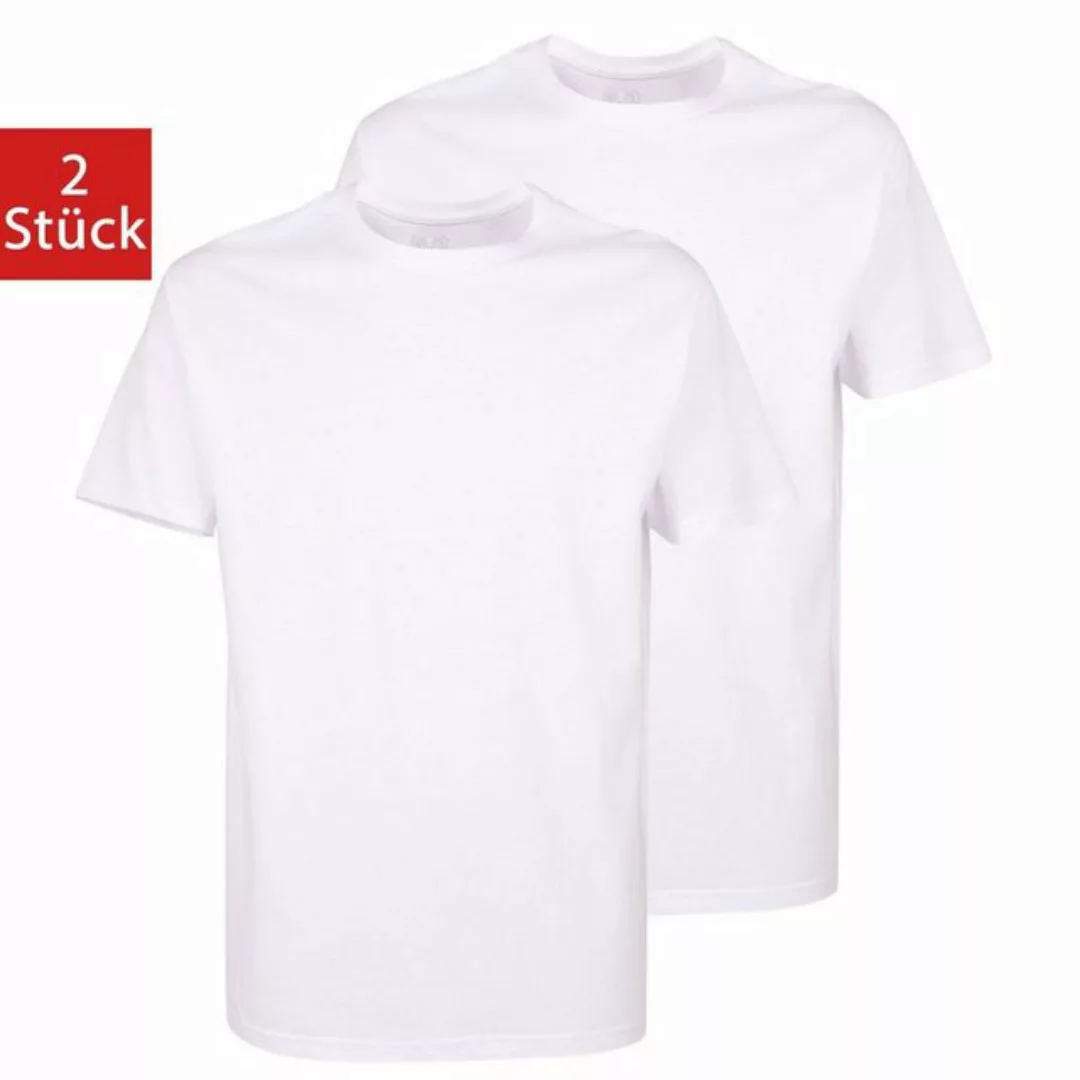 CECEBA T-Shirt Pure Cotton (2-tlg) Rundhalsausschnitt, kurzarm, uni, im 2er günstig online kaufen