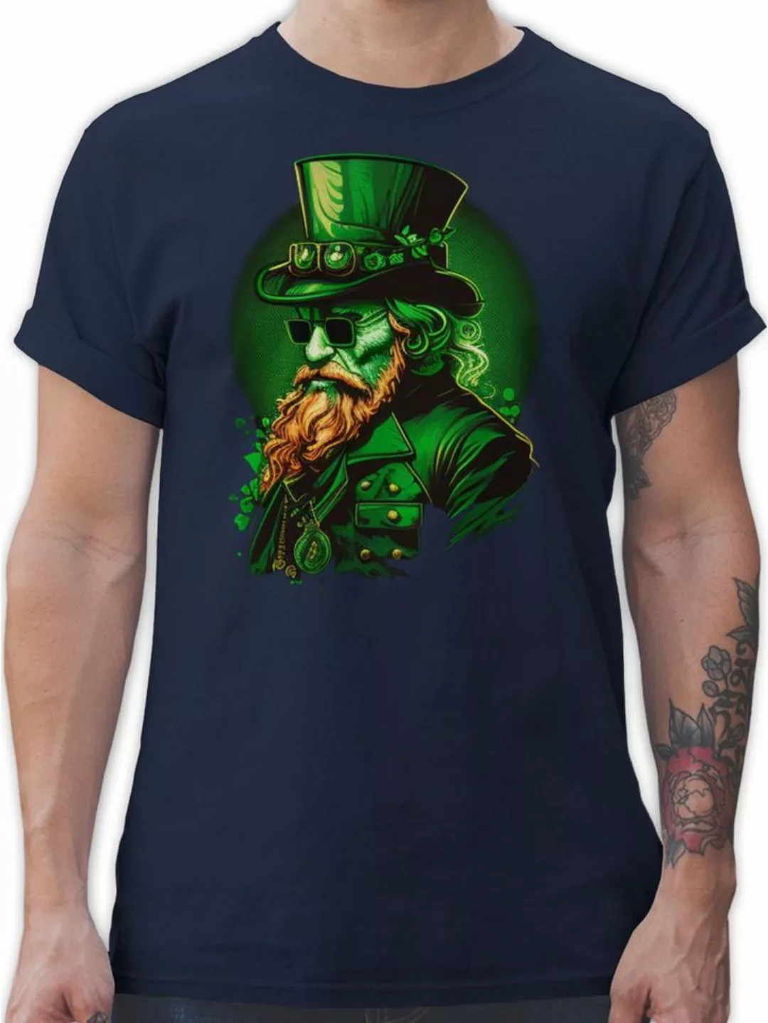 Shirtracer T-Shirt Shamrock Irland Kobold Irische St. Patricks Day günstig online kaufen