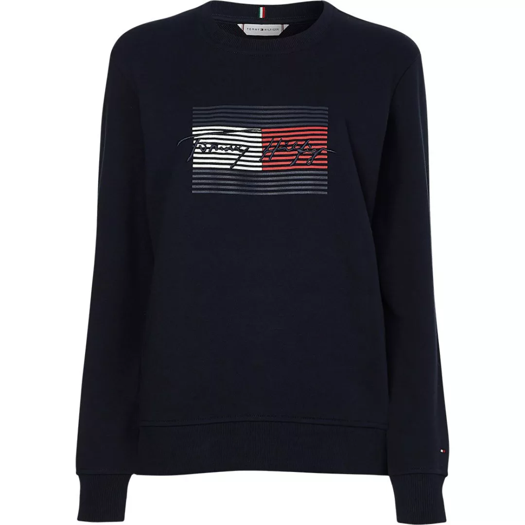 Tommy Hilfiger Regular Flaggen-sweatshirt L Desert Sky günstig online kaufen