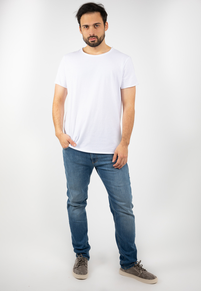 Long Fit Herren T-shirt Aus Biobaumwolle Gots günstig online kaufen