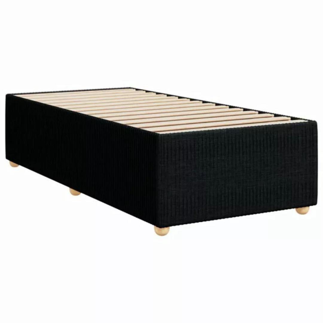 vidaXL Bettgestell Bettgestell Schwarz 90x200 cm Stoff Bett Bettgestell günstig online kaufen