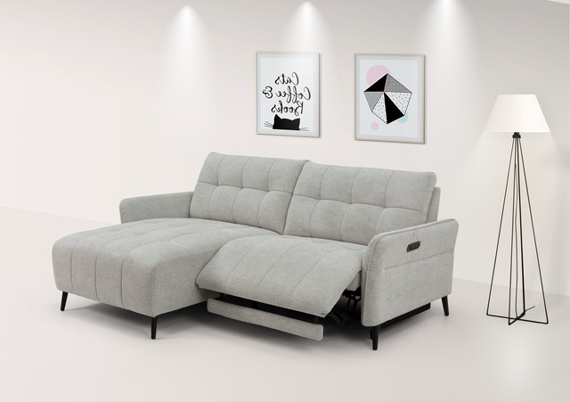 INOSIGN Ecksofa »DENIO 3-Sitzer, L-Form (Breite 209cm), elektr. Relaxfunkti günstig online kaufen