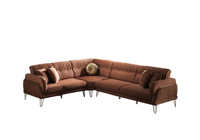 Villa Möbel Ecksofa Mallorca, Set, Hand Made Quality, pflegeleichter Mikrof günstig online kaufen