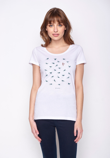 Animal Birds Sitting Loves - T-shirt Für Damen günstig online kaufen