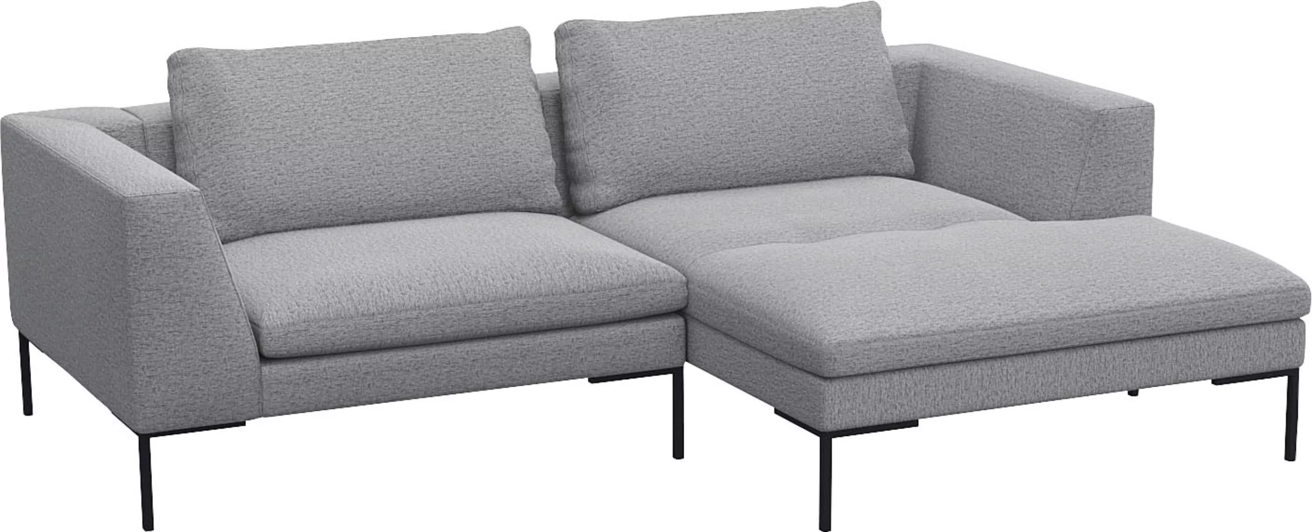 FLEXLUX Ecksofa »Loano, superbequemer Sitzkomfort durch Kaltschaum im Sitz, günstig online kaufen