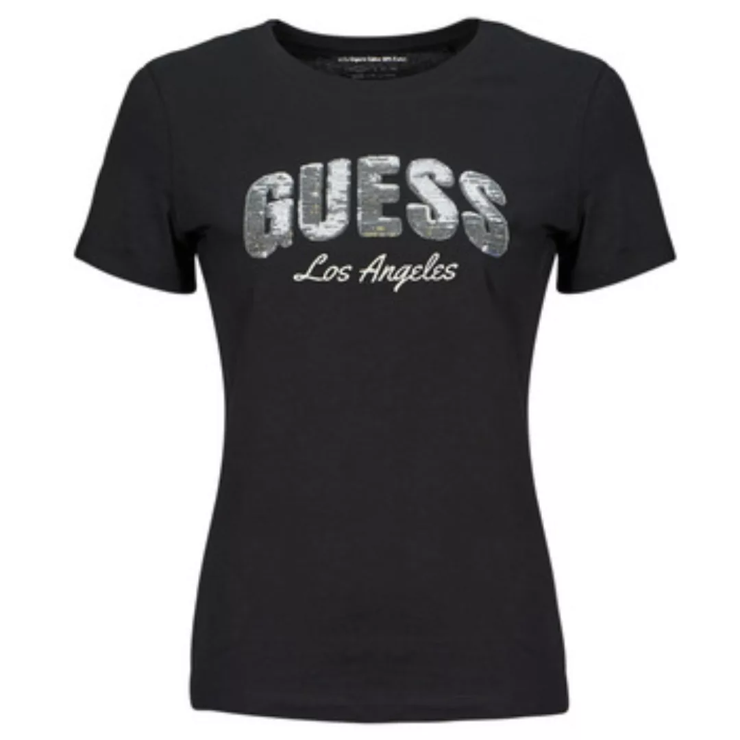 Guess  T-Shirt SEQUINS LOGO TEE günstig online kaufen