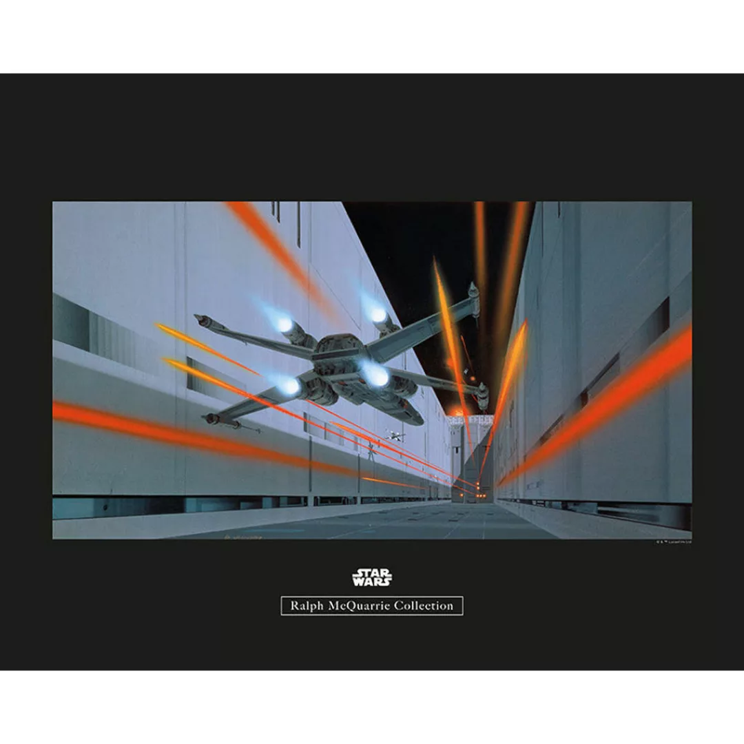 Komar Wandbild Star Wars Classic RMQ Death Star Tr Star Wars - Intro B/L: c günstig online kaufen