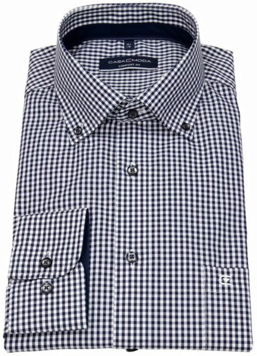 CASAMODA Karohemd Casamoda Comfort Fit Button-Down-Kragen günstig online kaufen