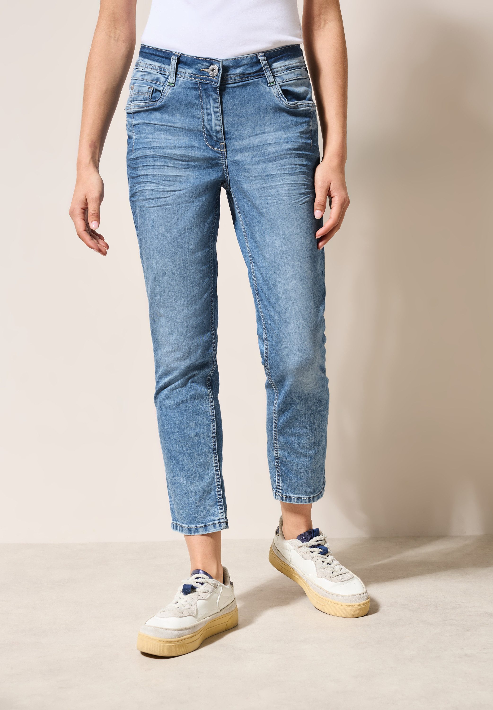 Cecil Slim-fit-Jeans, aus Baumwolle mit Stretchanteil günstig online kaufen