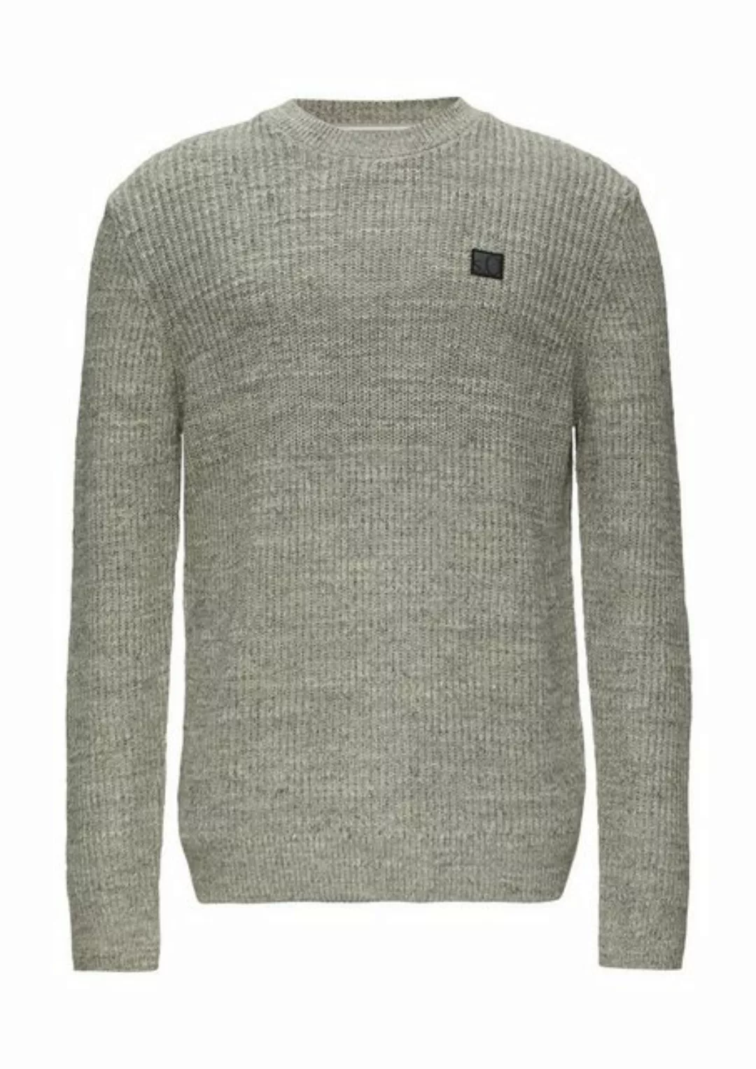 s.Oliver Sweatshirt Strickpullover, GREY/BLACK günstig online kaufen