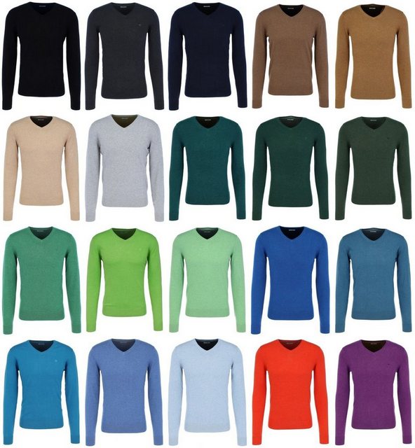 TOM TAILOR Sweatshirt Basic V-Neck Sweater günstig online kaufen