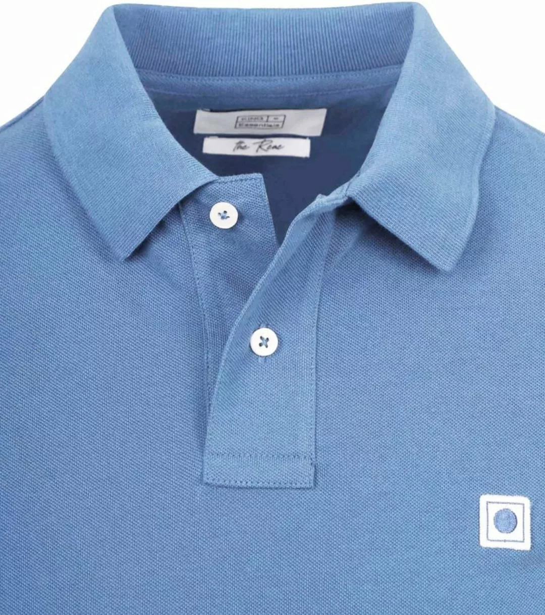 King Essentials The Rene Poloshirt Mid Blau - Größe L günstig online kaufen
