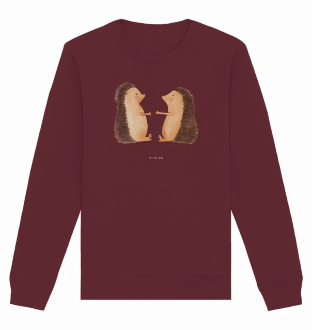 Mr. & Mrs. Panda Longpullover Igel Liebe Größe XL - Burgundy - Geschenk, Ve günstig online kaufen