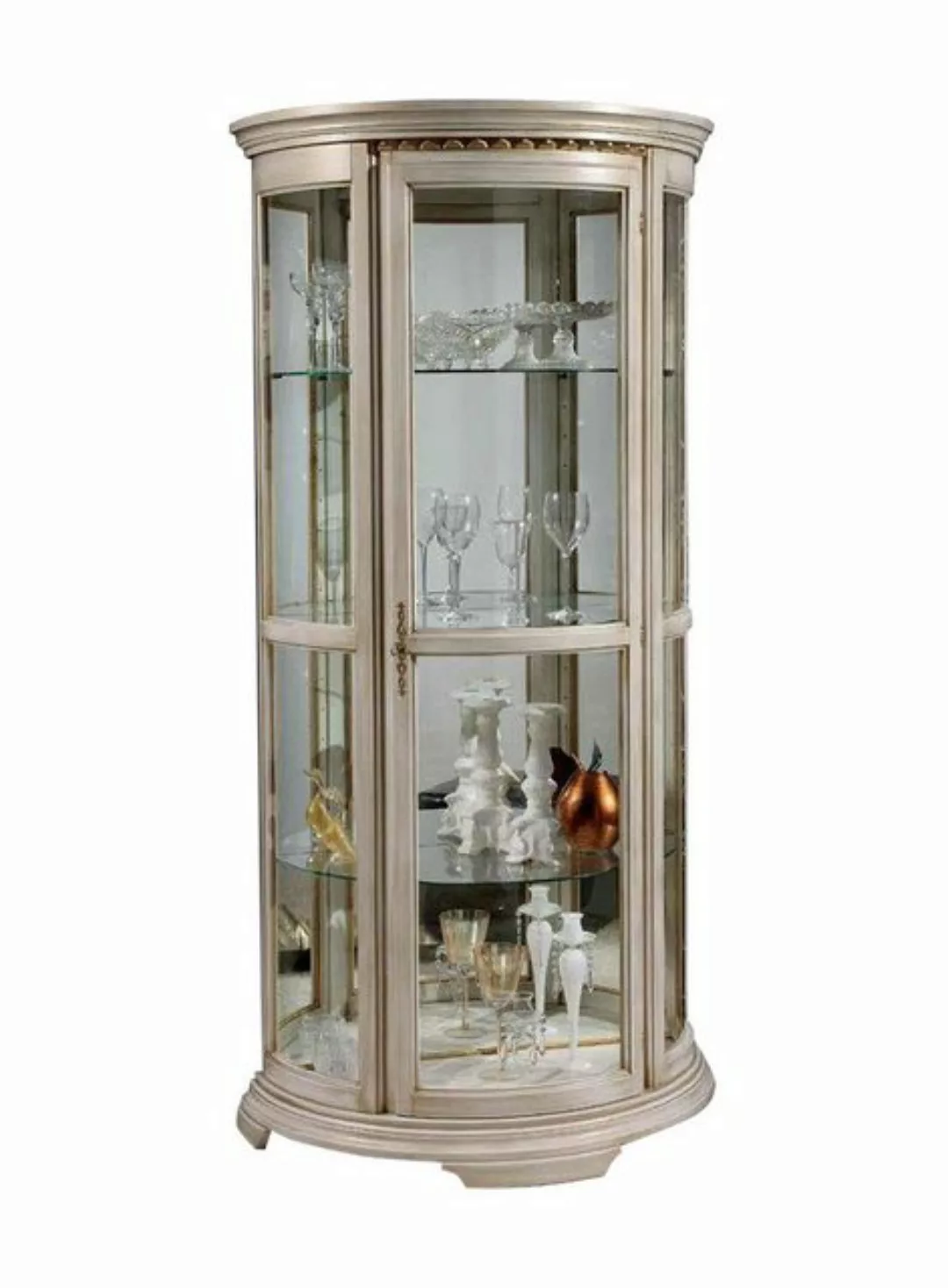 JVmoebel Vitrine Klassisch Vitrinen Glas Schrank Vitrine Holz Wohnzimmer Lu günstig online kaufen