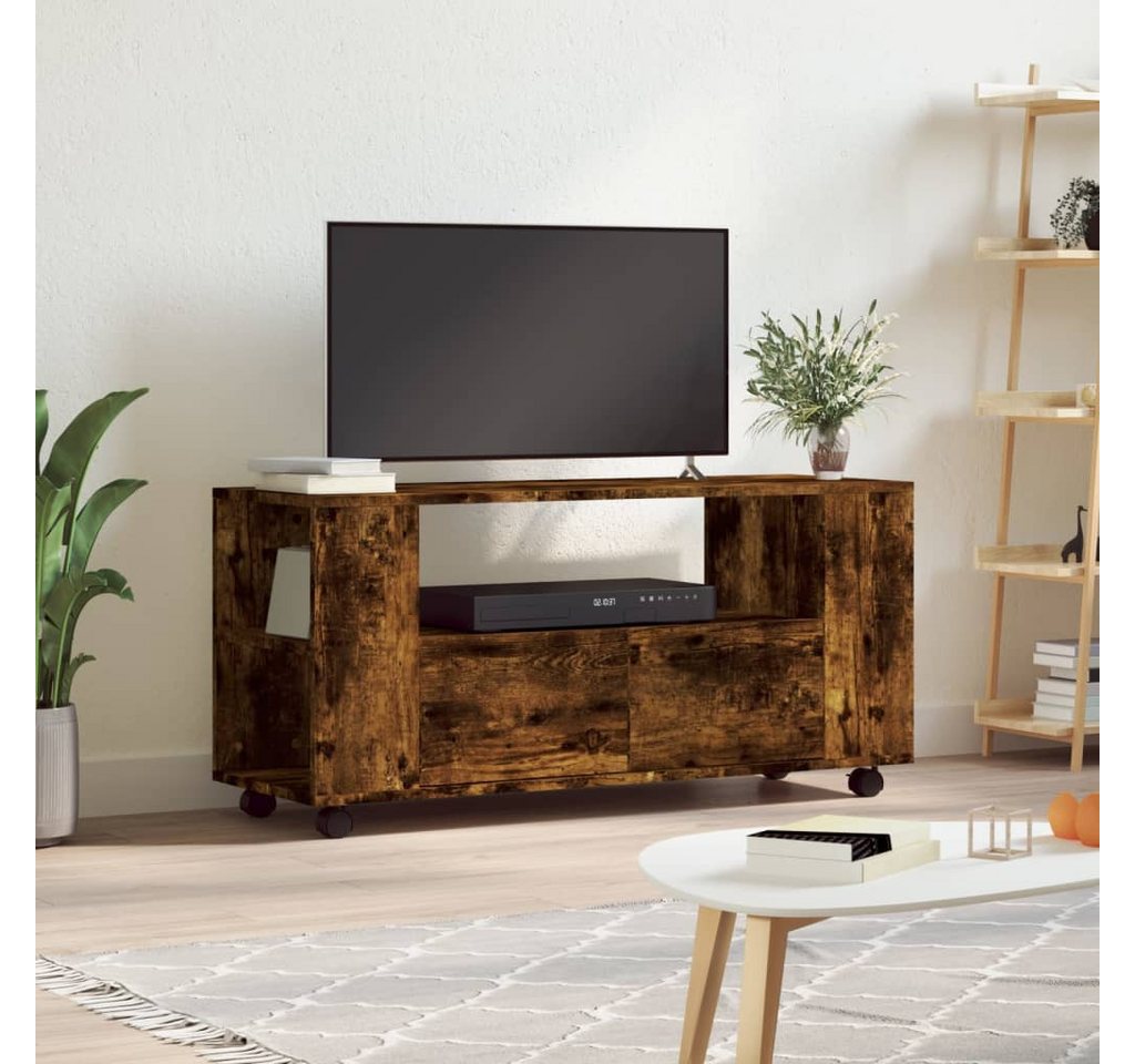 vidaXL TV-Schrank TV-Schrank Räuchereiche 102x34,5x43 cm Spanplatte TV-Lowb günstig online kaufen