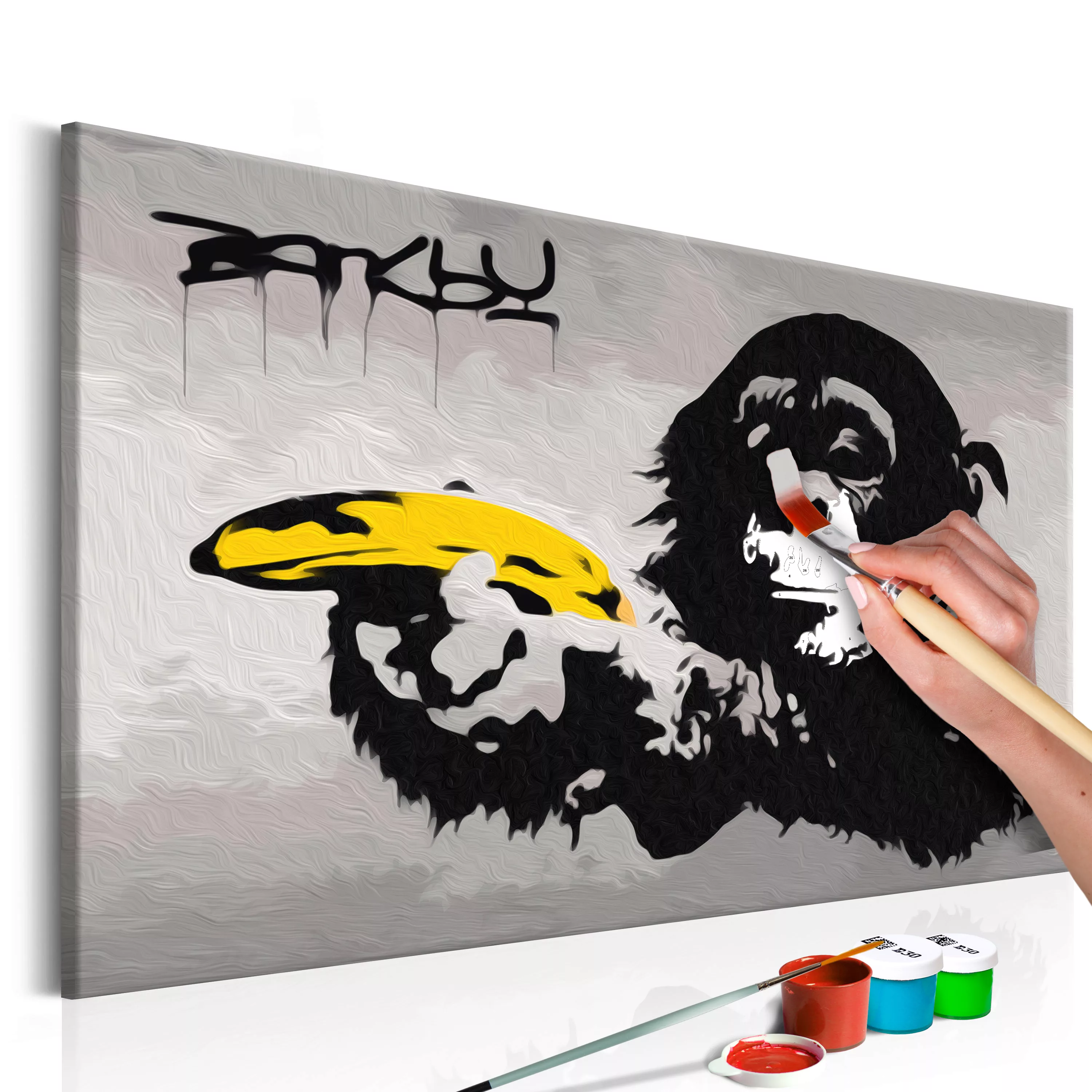 Malen Nach Zahlen - Affe (banksy Street Art Graffiti) günstig online kaufen